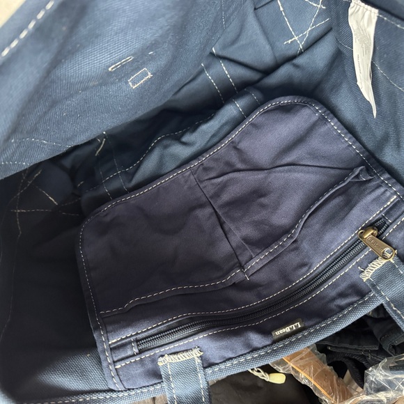 L.L. Bean Navy Blue Boat and Tote Bag - Picture 4 of 4